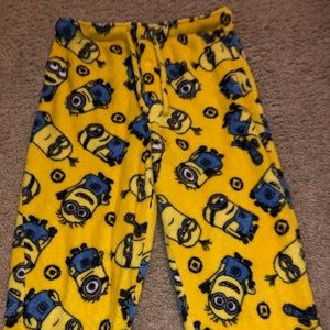 Minion Fuzzy pants